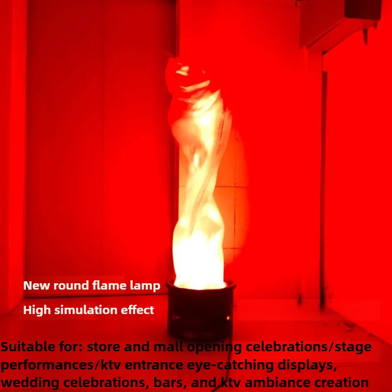ไฟ LED จำลองเปลวไฟแนวตั้งขนาดใหญ่, ไฟเตาไฟฟ้าสำหรับงานปาร์ตี้กองไฟ, ไฟประกอบฉากคริสต์มาสบนเวที 1