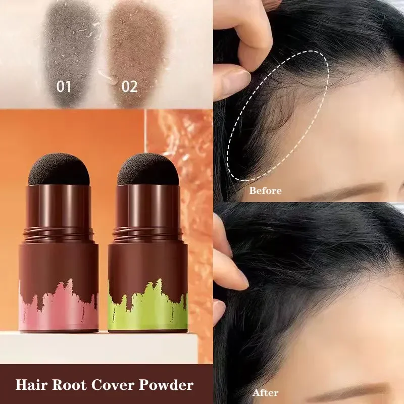 Natural Volumizing Hair Fluffy Powder Instantly Black Root Cover Up Hair Filling Line Shadow Powder Hair Concealer Coverage