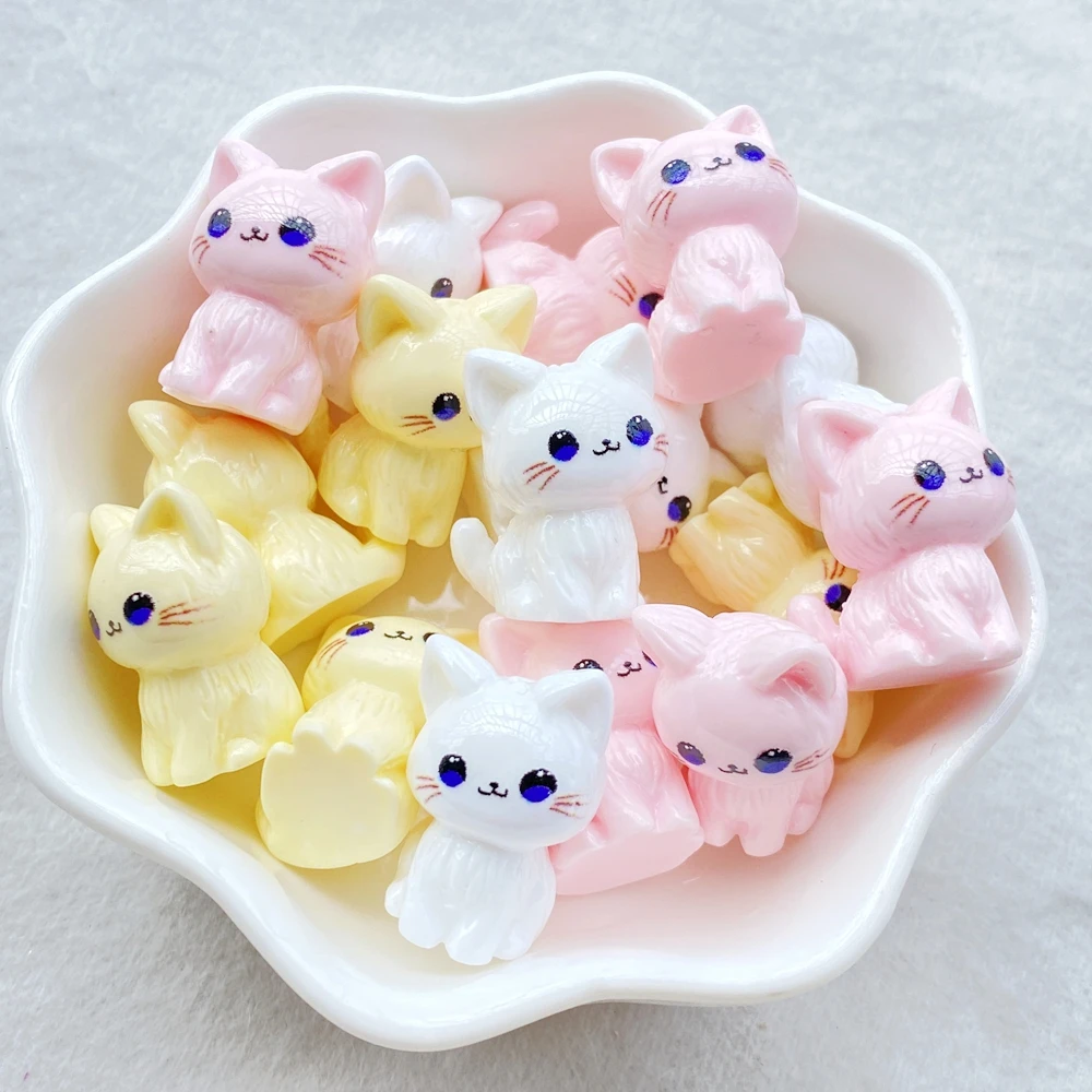 Figurines chat 3d en résine pour loisirs créatifs et décoration_voghion.com