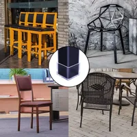 Furniture Leg Foot Protector Transparent Table And Chair Foot Cover Silicone Rubber Floor Chair Leg Cap Protector Pad TableCover 6