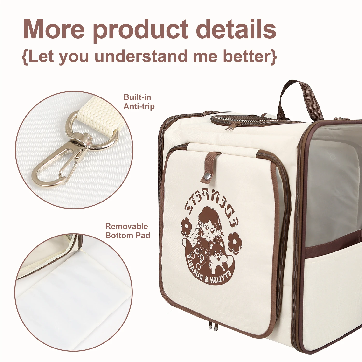 Large Pet Dog Cat Backpack Breathable Expand Mesh Outdoor Travel Cat Tent Pet Carrier Bag