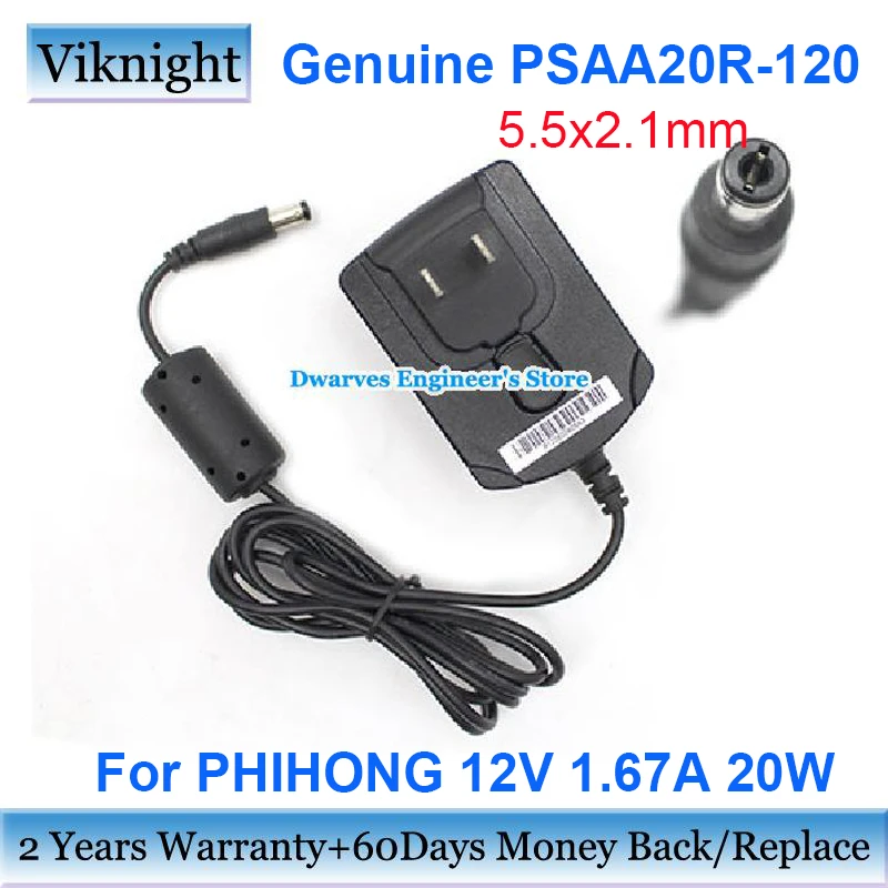 Genuine Adapter Phihong Psaa20r-120 12v 1.67a 20w Ac Power Supply Adapter  Charger - Laptop Adapter - AliExpress