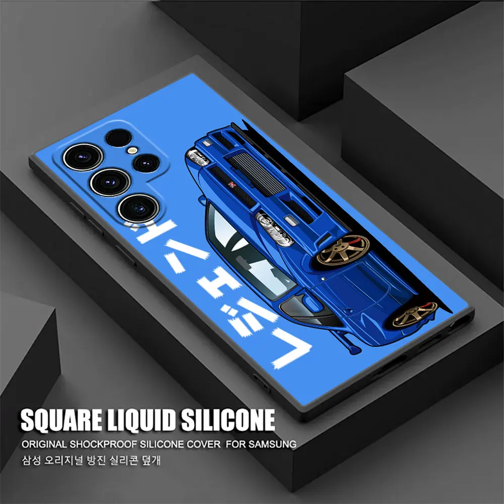 JDM GTR Cartoon Sports Car Phone Case