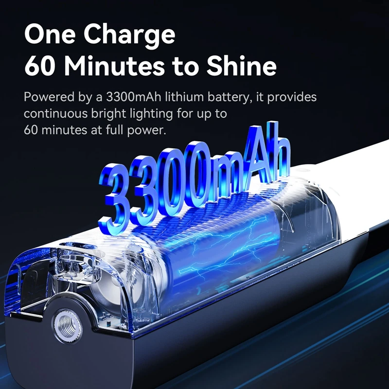 Ulanzi Upgraded VL119 10W RGB Light Wand Stick Light Handheld Stick for Protrait Photography Live Streaming with Type-C Charging