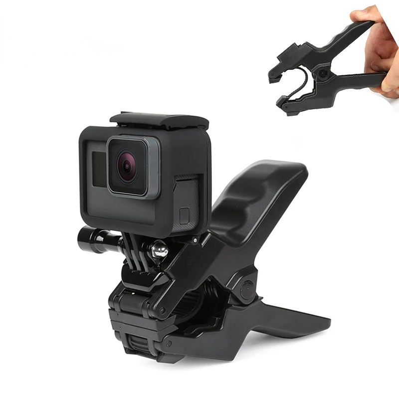 

Portable Jaws Flex Clamp Clip Mount For Go Pro Hero 11 10 9 Session SJCAM SJ4000 SJ5000 F68 Xiaomi Yi 4K Gopro Accessories