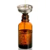 4-Pack 2oz Amber Glass Dropper Bottles with Funnel & Labels -Tincture Bottles 60ml Leakproof Tincture Bottles for Essential Oils 4