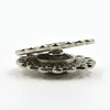 10PCS Metal Cross Concealed Buttons Creative Snowflake Shape Invisible Snap Button Women's Coat Sweater Clothes Decoration 5