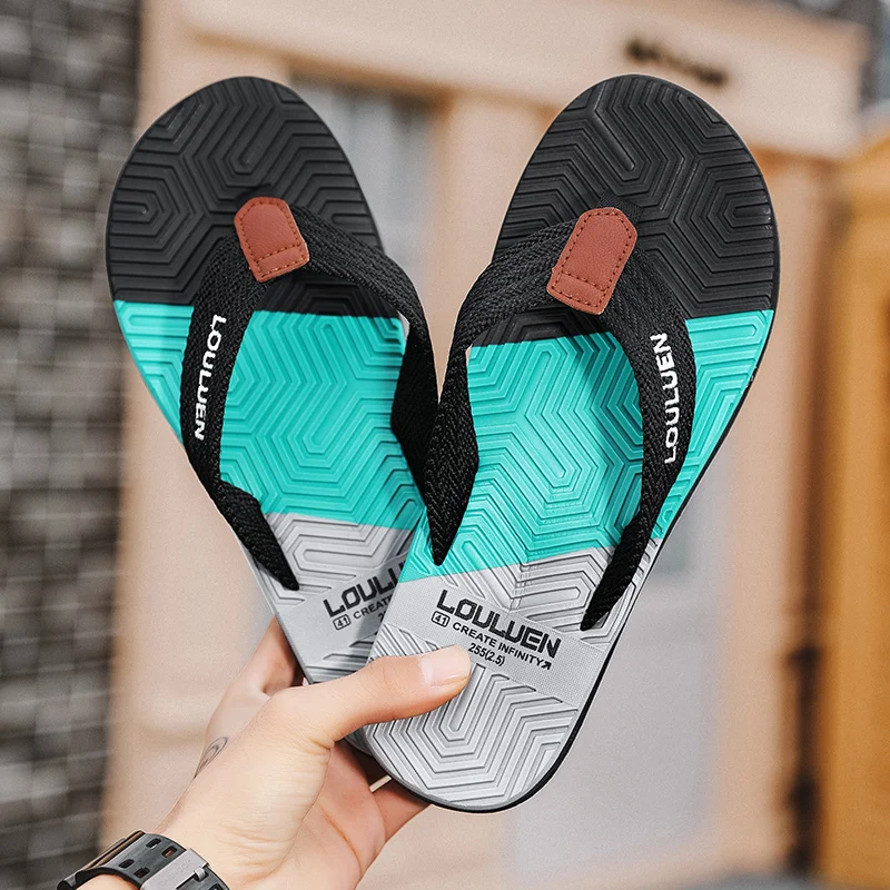 High Quality Brand Men Flip Flops Summer Beach Flip Flops Men Fashion Breathable Casual Men 2022