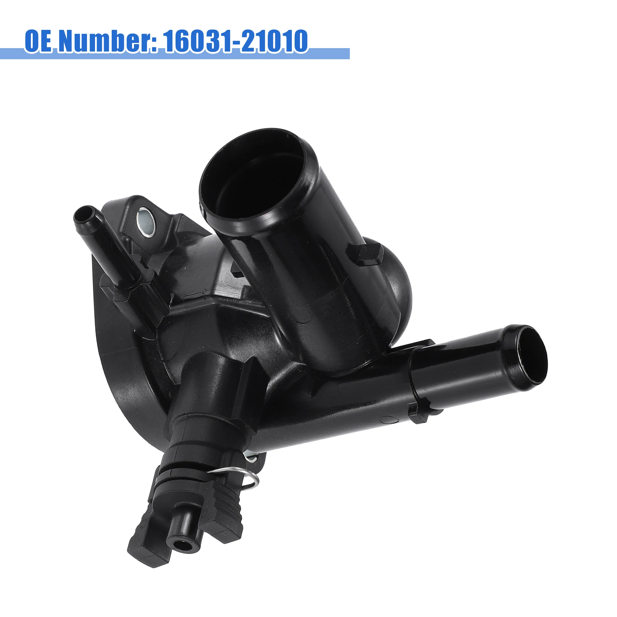 X Autohaux Car Engine Coolant Thermostat Housing Assembly 16031-21010 for Toyota Prius c Sedan Hatchback 2012- Accessories
