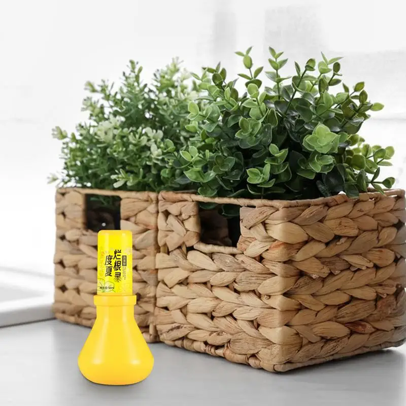 Plant Growth Enhancer Supplement 50ml Liquid Fertilizer Plant Growth Enhancer Plants Nutrient Supplement Promotes Rooting plants