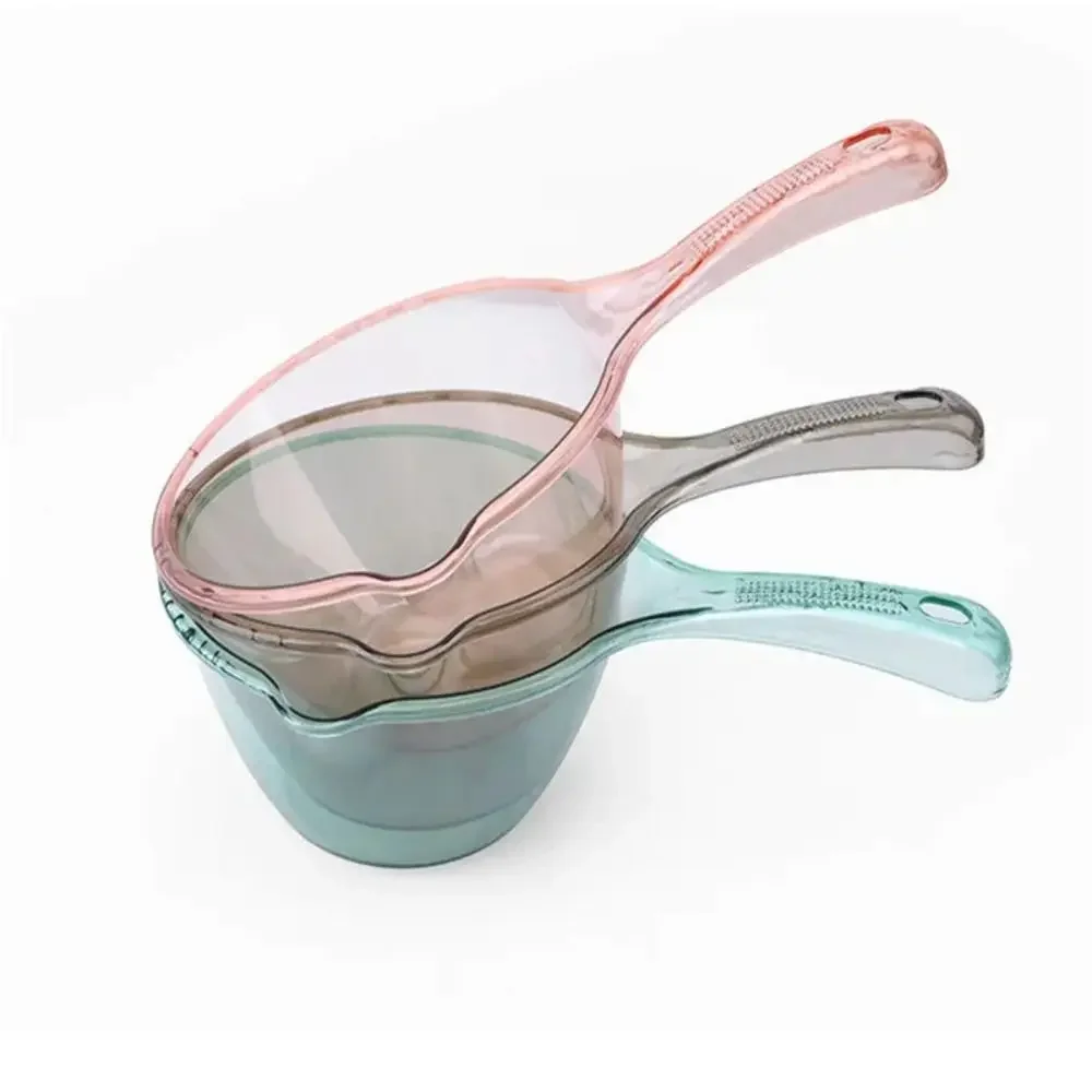 2Pcs Kitchen Water Scoop Plastic Water Ladle Thicken Bath Ladle Dipper Household Accessories For Kitchen Bathroom Washing Tools