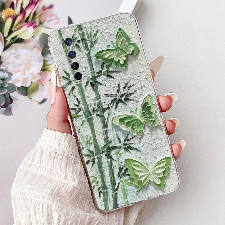 Cute Cat Luxury Painted Soft Silicone Phone Case Cover