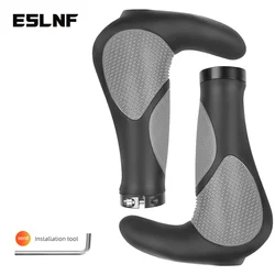 Ergonomic Anti - Slip Shockproof Bike Handlebar Grips (Black)
