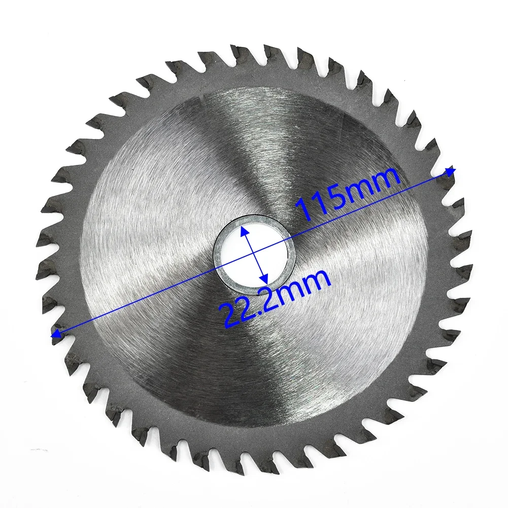 

40 Teeth Saw Blade, 115mm Alloy Circular Blade For Wood And Plastic Cutting, Smooth And Accurate Cuts, Fits 4 5 Angle Grinders