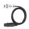 Lixada USB to DMX Interface Adapter LED DMX512 Computer PC Stage Lighting Controller Dimmer 1