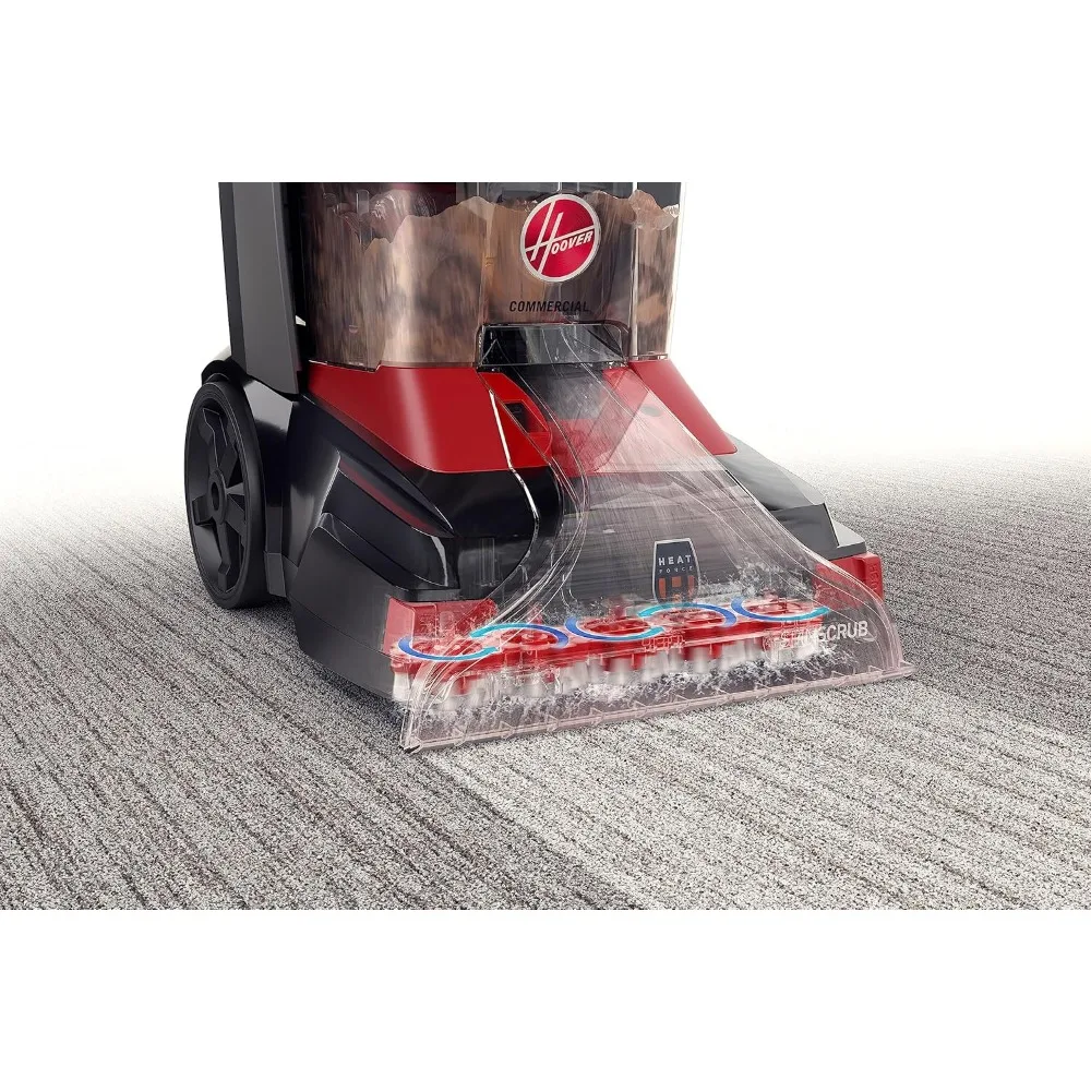 Commercial PowerScrub XL Spot Extractor, Carpet Cleaner Machine, Upright Shampooer, Commercial Grade Stain Remover, 3