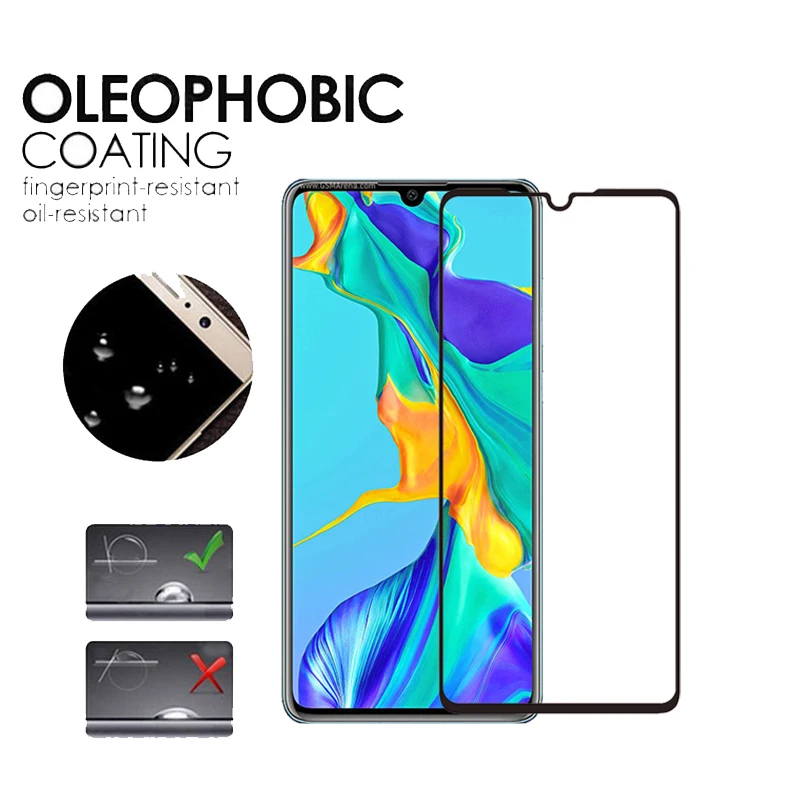 Premium Full Glue Tempered Glass Screen Protector with Camera Film