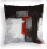 Nordic Red Black Grey Abstract Geometric Linen Pillowcase 60*60 Living Room Sofa Decoration Cushion Cover 40*40 Home Decoration 3