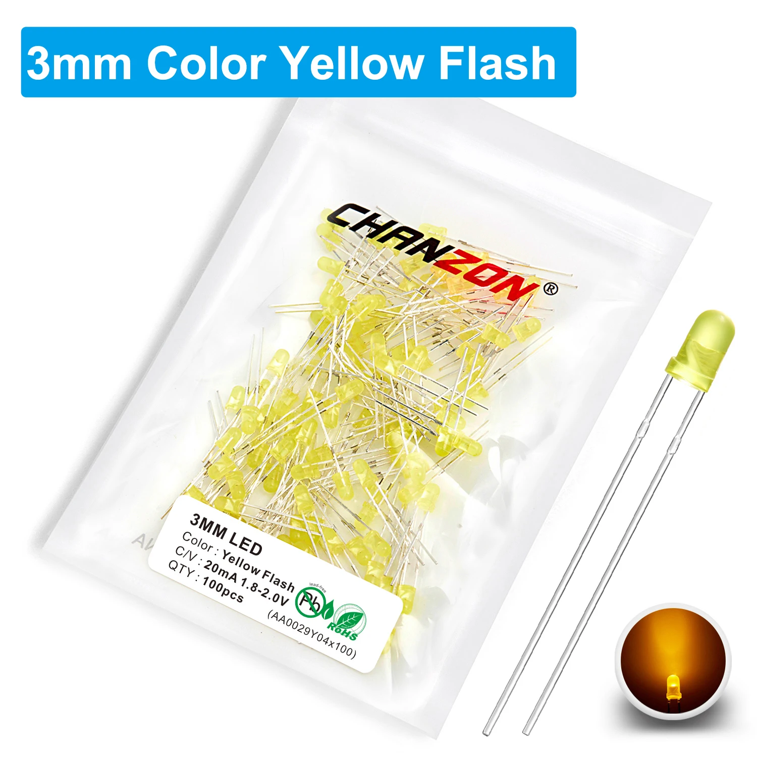ตัวเลือกสินค้า LED สีเปลี่ยนได้ 7 สี กระพริบได้หลายรูปแบบ
