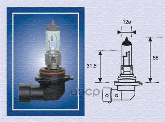 Лампа HB4 12V [standart] MAGNETI MARELLI арт. 002577300000 |