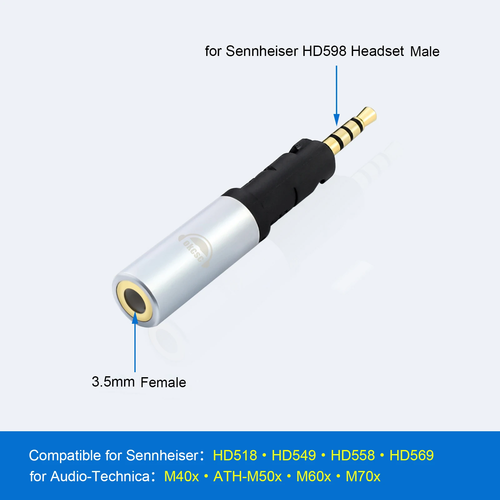 Cavo Ricambio Per Cuffie Hifiman Sundara/Arya/Ananda - Doppio 3.5mm A 6.35mm, 2 Metri | Alta Qualità - Foto 8