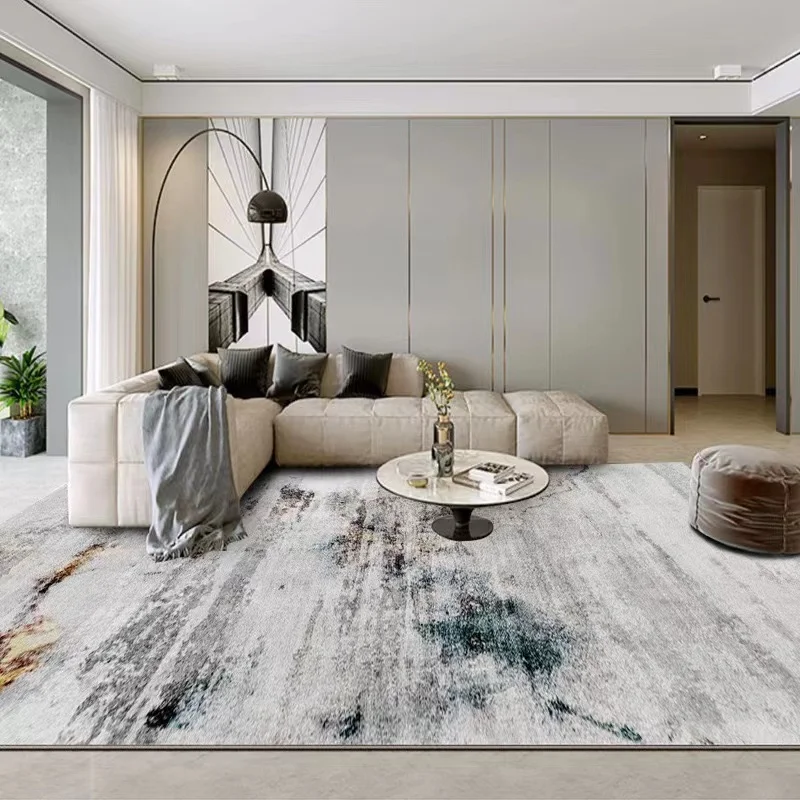 

Living Room Carpet Vintage Nordic Home Decoration Coffee Tables Large Area Plush Mat Bedroom Non-slip Soft Rug ковер Tapis 러그