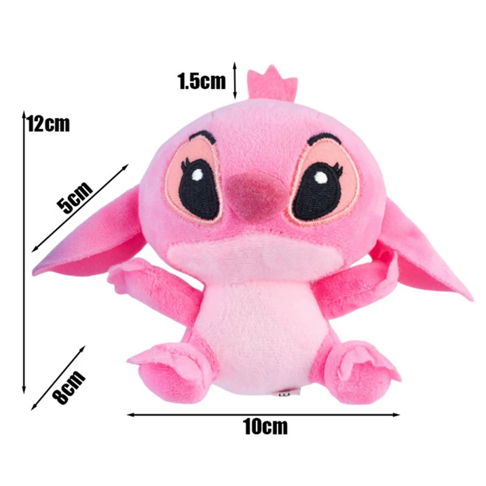 thumbnail image 1 of 12cm 20cm 25cm Stitch Stuffed Plush Models Cartoon Stuffed Plush Dolls Anime Plush Baby Toys Kawaii Kids Birthday Gift, 1 of 5