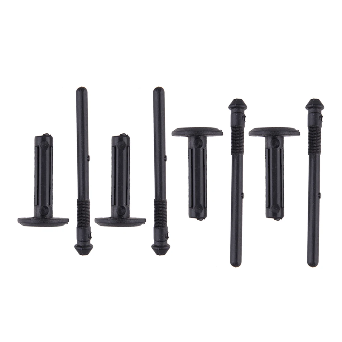 

N803043S 8934201531 6500911 14063981 100 Sets Blind Rivet Clip Fastener Retainer Fit for Jeep Ford Chrysler Black