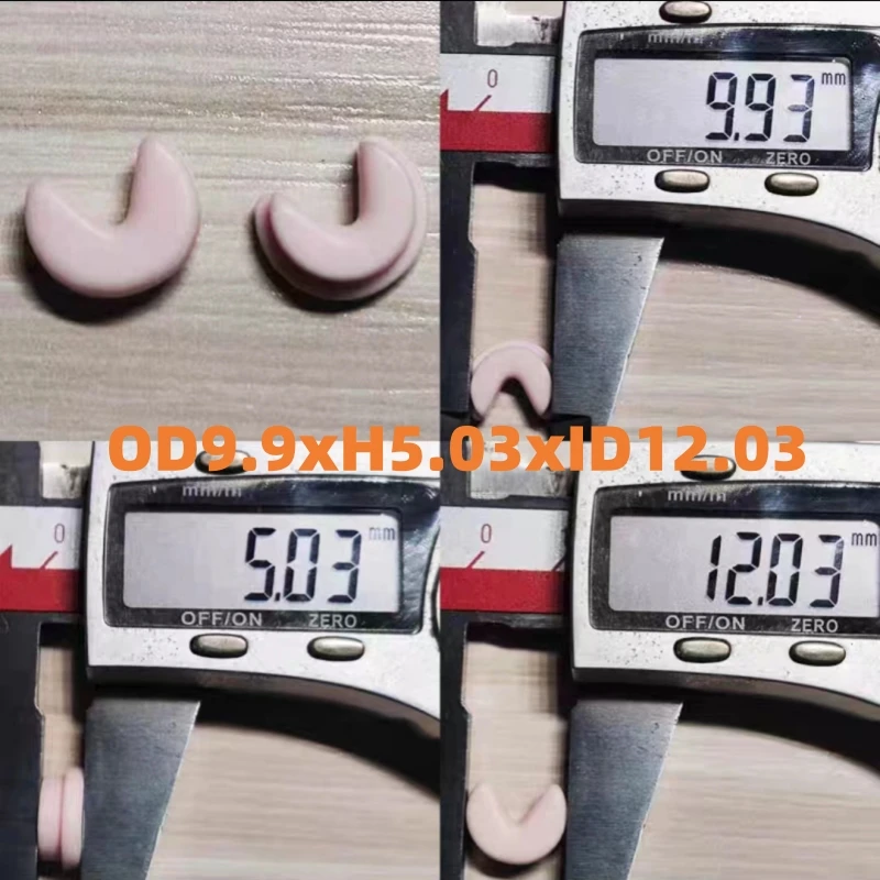 Qipang Алюминиевые керамические износостойкие аксессуары для текстильной машины проволочная направляющая U-образная открывающаяся фарфоровая глазка