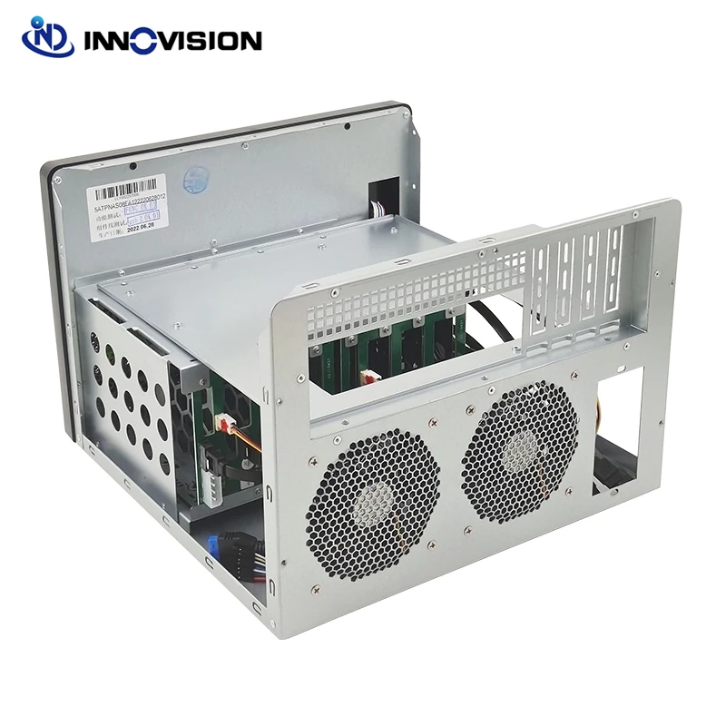 Hot Swap NAS 8 HDD Tooless Bays Case Support M-ATX Motherboard For Cloud Date Storage Optional USB2.0 or USB3.0 pc case pc chassis computer chassis frame
