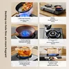Gas Stove 4 Burners Gas Stove Desktop Double Stove Fire Liquefied Small Household Appliances 2