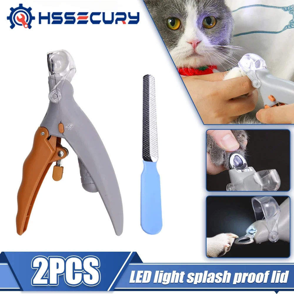 Gentle Precise Pet Nail Clippers Led Light No Blood No Pain - Temu Germany