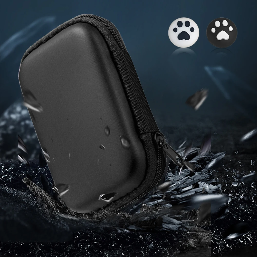Durable EVA Hard Carrying Case with Joystick Caps Protection for Retro Handheld Consoles