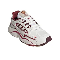 Adidas Originals Ozmillen Chaussures décontractées basses antidérapantes unisexes Blanc Rouge clair Rouge marron 3