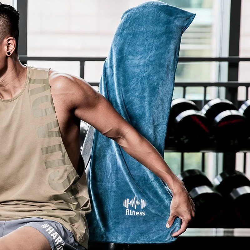 Microfiber gym  water absorption  Sports towel Super Soft and Quick-Drying  sweat wiping for  Tennis, Yoga, Cycling, Swimming 2