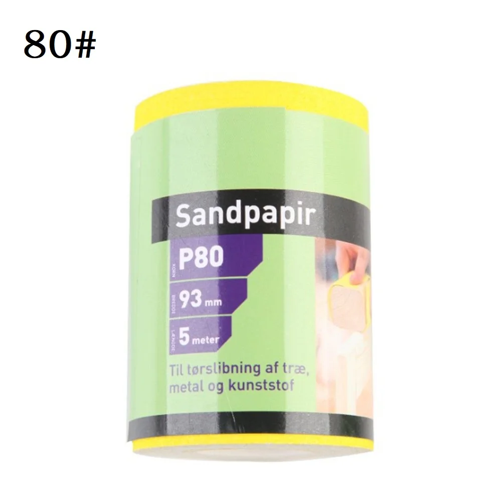 Sanding Paper Sandpaper Aluminum Oxide Polishing Tools Sand Paper Sanding Roll 40/60/80/120/180 Grit Abrasive Tool