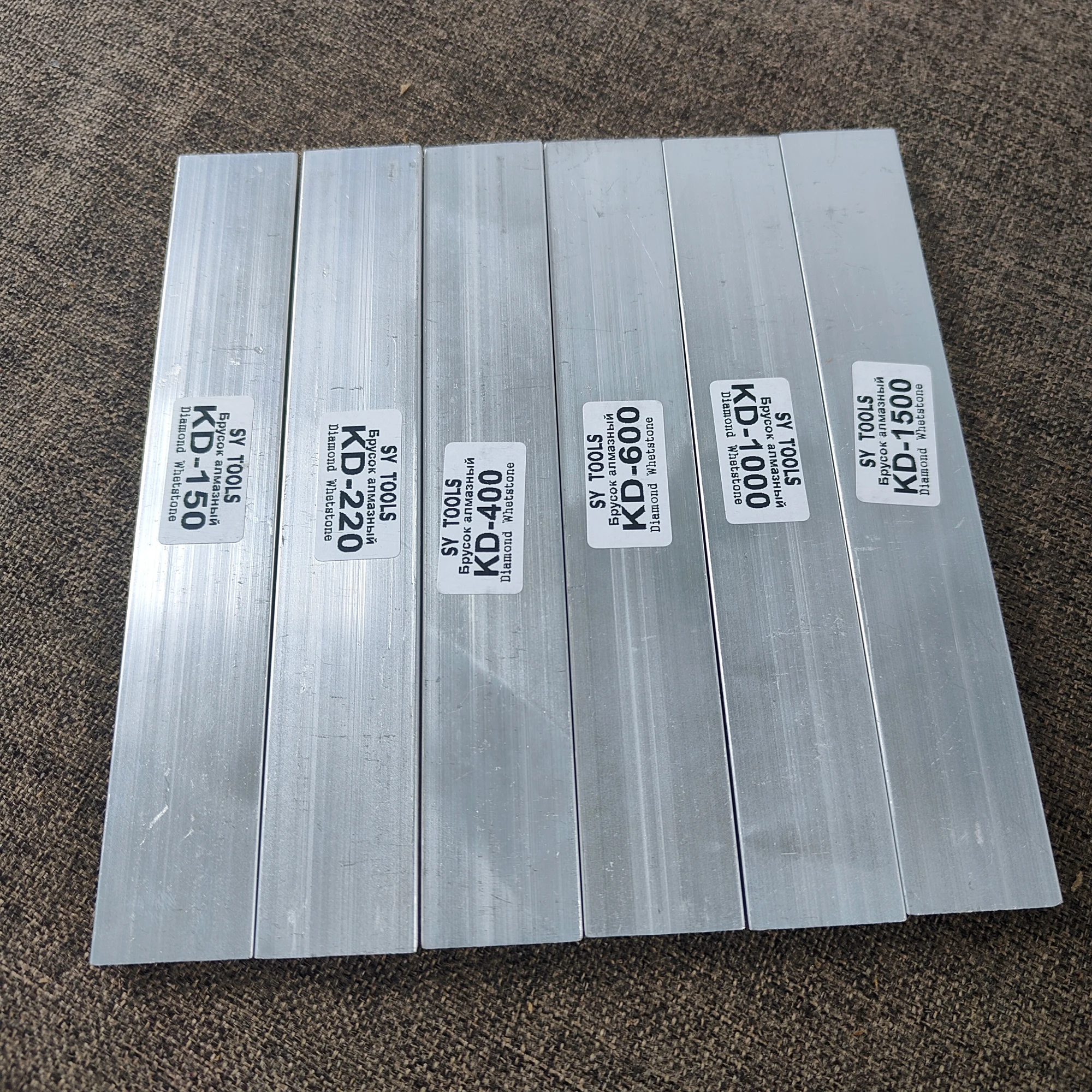 Edge Pro, Hapstone, TSProf 및 Ruixin pro 스톤용 6x1 인치 나이프 다이아몬드 샤프닝 스톤 표준 25 MM 1개