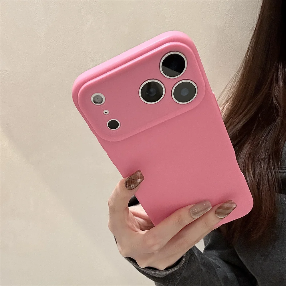 Ultra Thin Silicone Matte Soft Phone Case with Air Lens Protection and Shockproof Cover