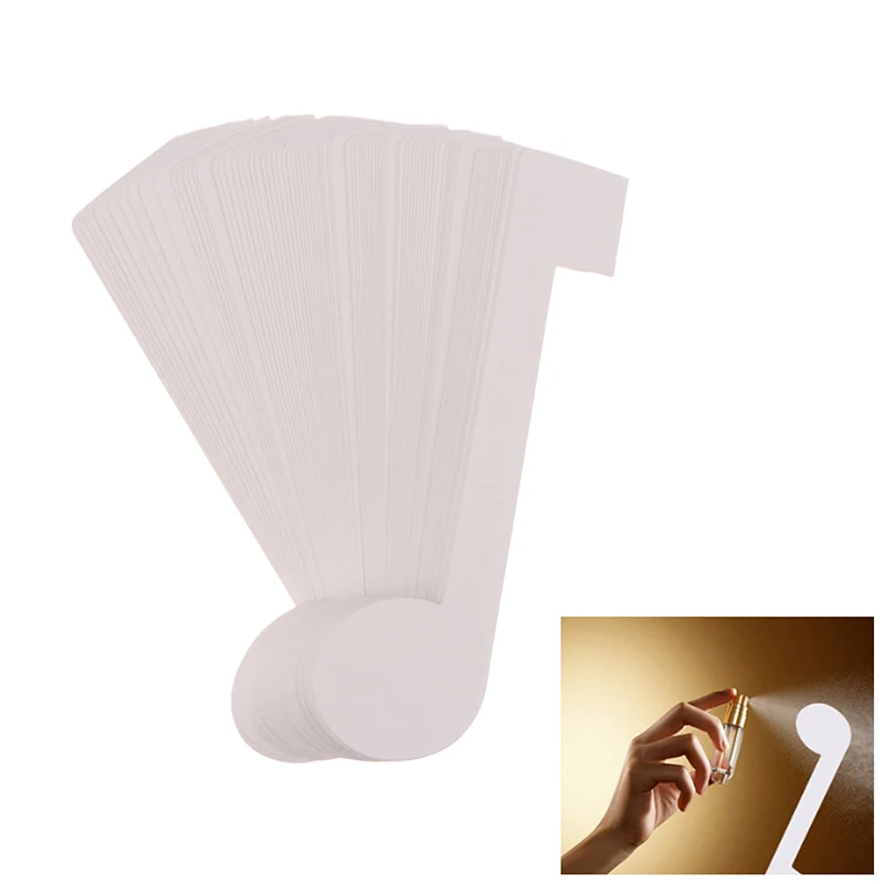 100Pcs Note Shape Tape Aromatherapy Fragrance Perfume Essential Oils Test Tester Paper Strips Outfit Scented Diffuse Sticks