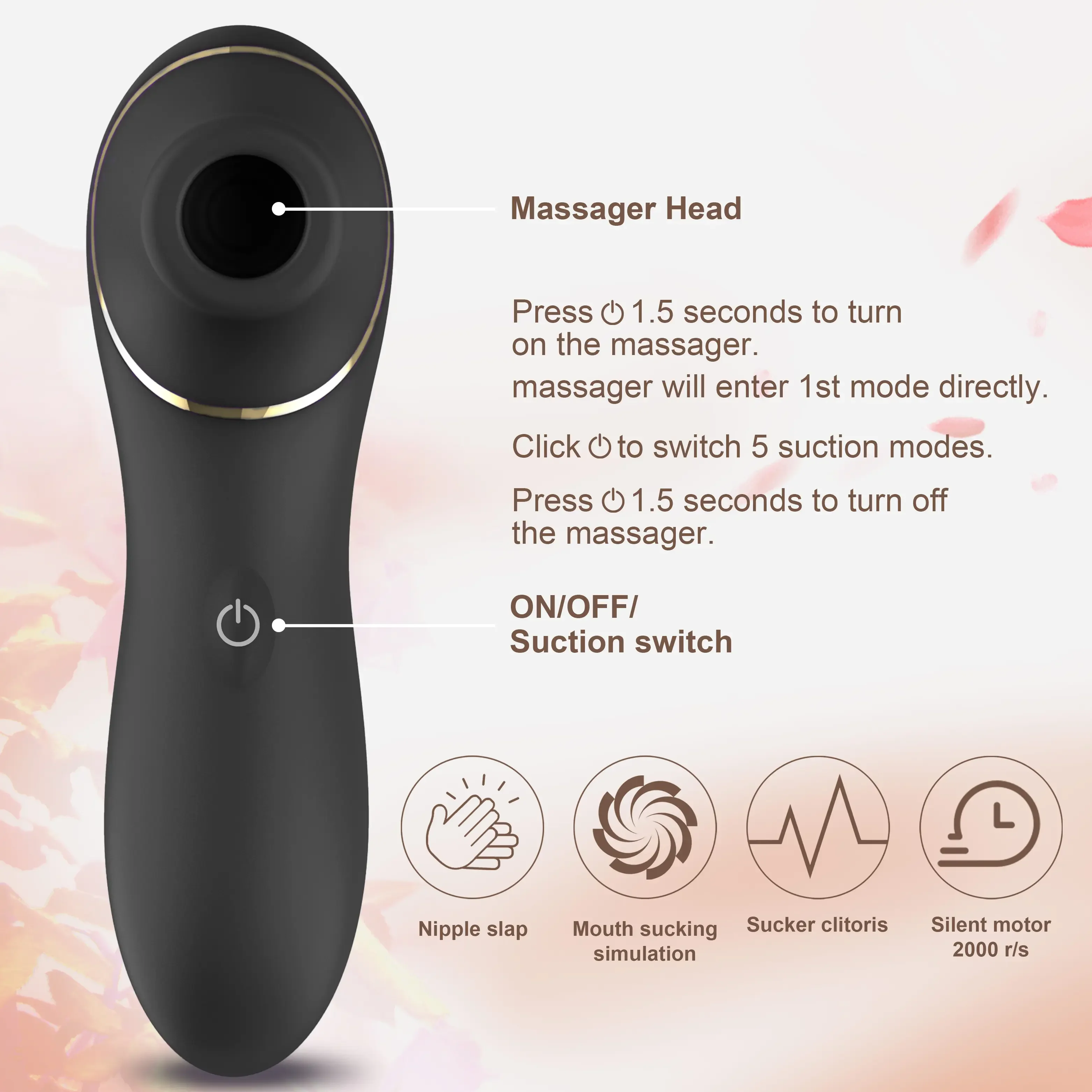 Mini Clitoral Vibrator Woman G-spot Nipple Sucking Clitoris sucker pussy dildo Stimulator Adults sex toys for couples girls 18
