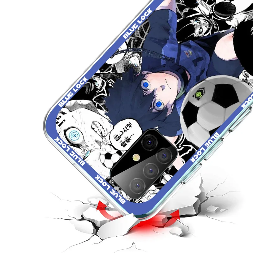 Blue Lock Anime-Themed Phone Case - Vibrant Design for Samsung Galaxy Devices
