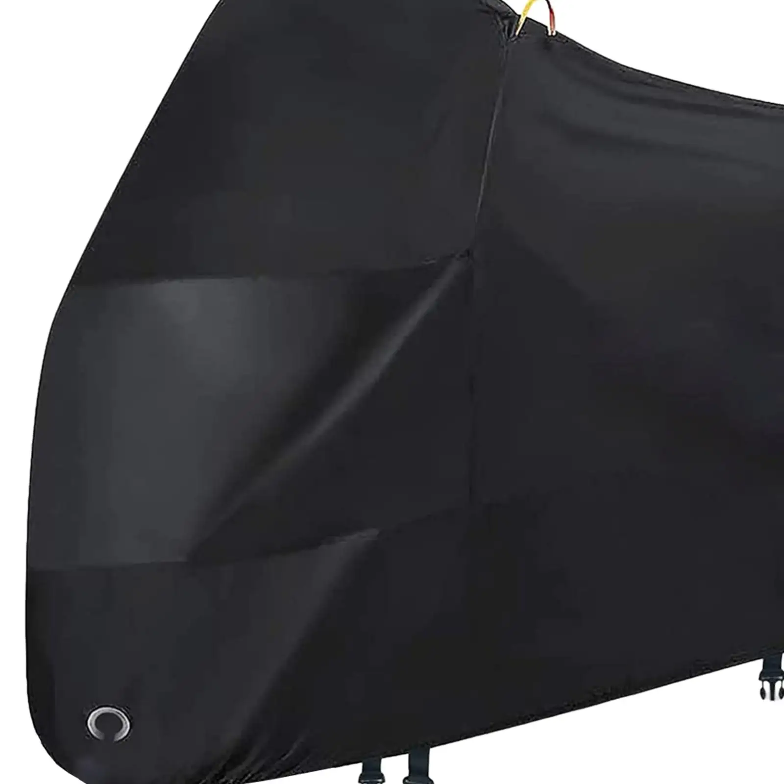 오토바이 커버 오토바이 방수 방진 커버 블랙 200x70x110cm 2개 포함