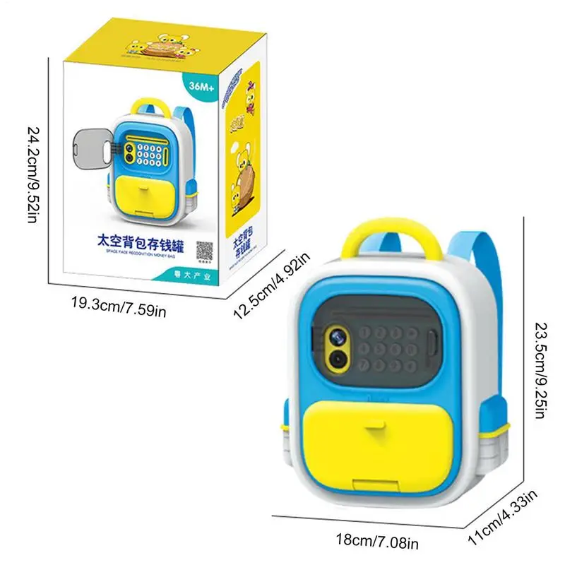 Face Recognition Intelligence Cash Box Piggy Bank Money Atm Machine For Children Cash Saving Safe Deposit Toy Kids Gift