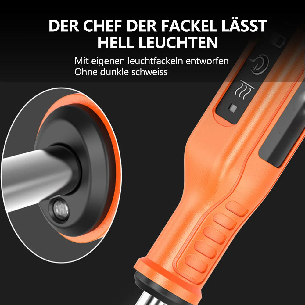 60w Cordless Soldering Iron Lithium Battery Digital Soldering Iron Type-C Charging 200-430℃ Welding Tool soldering iron electric soldering iron