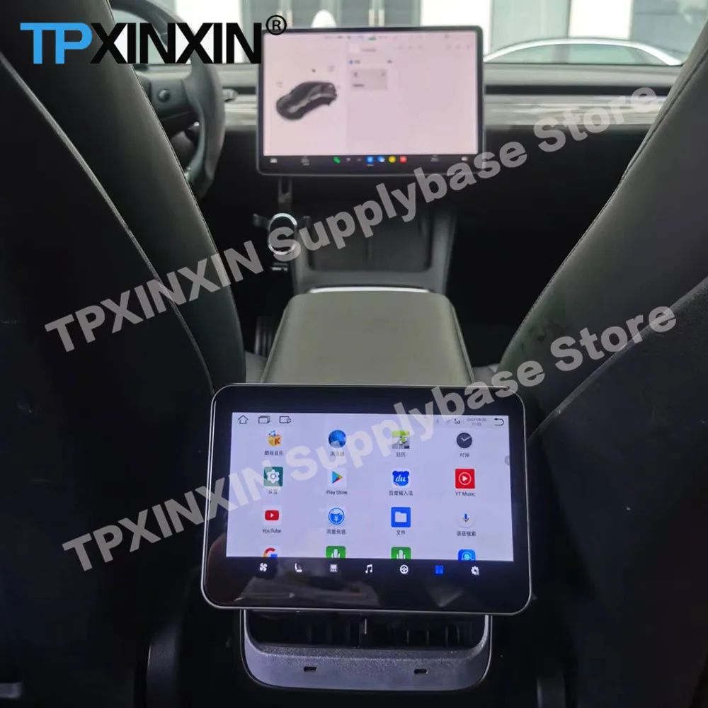 8.8 Inch For Tesla Model 1/ 3/ Y Android Multimedia Player Rear Seat  Entertainment System Display with Same Screen Function - AliExpress