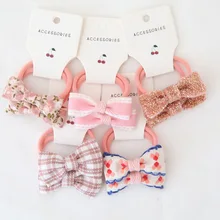 

10PCS Kids Hair Bands for Girls Hair Accessories Baby Hair Ties Princess Hairband Children Headwear Bow Toddler Gift