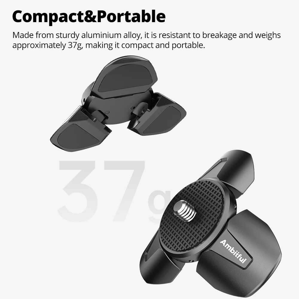 AMBITFUL UT01 마그네틱 미니 삼각대 DJI 카메라용 광범위 호환성 범용 1/4인치 나사