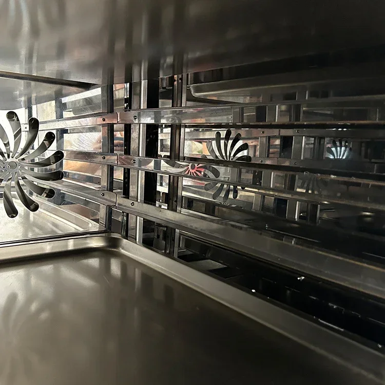 Commercial 5 Trays Steam Baking Oven Electric Bakery Kitchen Equipment Combi Hot Air Convection Oven With Steam 6