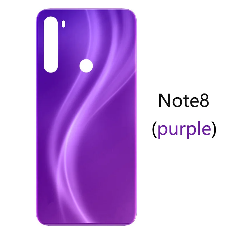 Phone Case Phone Protector Cover Plastic Casing Back Battery Cover Housing For Xiaomi Redmi Note 8 Door Rear Glass Housing Case
