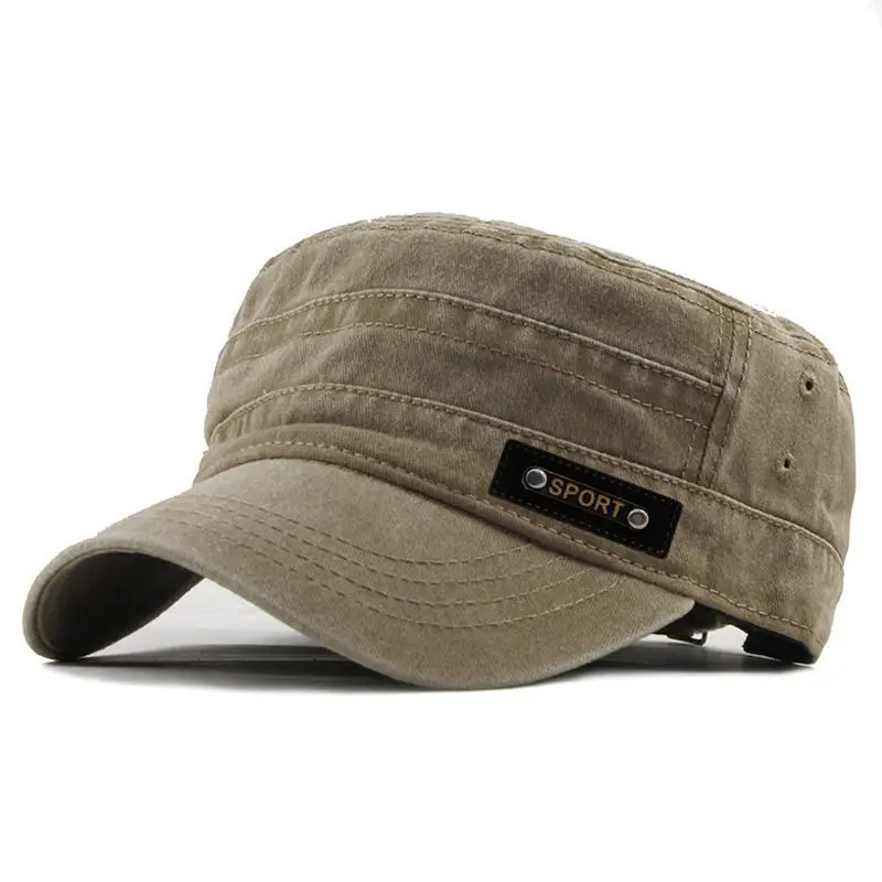 And Mens Washable Cotton Flat Sun Proof